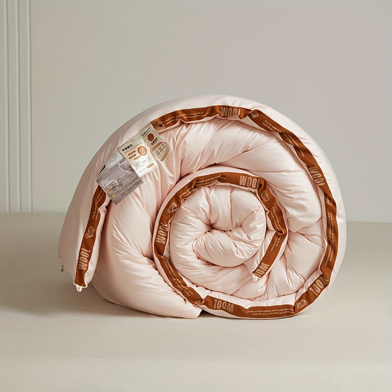 New Modern Style Australian Wool Duvet - Thick And Warm, Suitable for Autumn And Winter, Featuring a Quilted Design, Filled with Wool And Microfiber, Soft And Skin-Friendly Bedding for The Colder Seasons