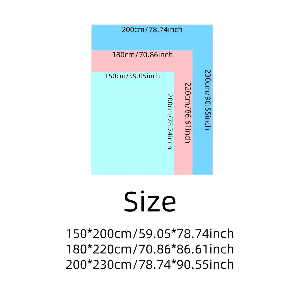 1pc, 2026 New Washed Air Conditioning Quilt, Cute Summer Quilt, Light Summer Quilt, Thin and Breathable Air Conditioning Blanket, Lightweight Quilt, Suitable for Bedrooms and Dormitories, Machine Washable, Pillowcases Not Included
