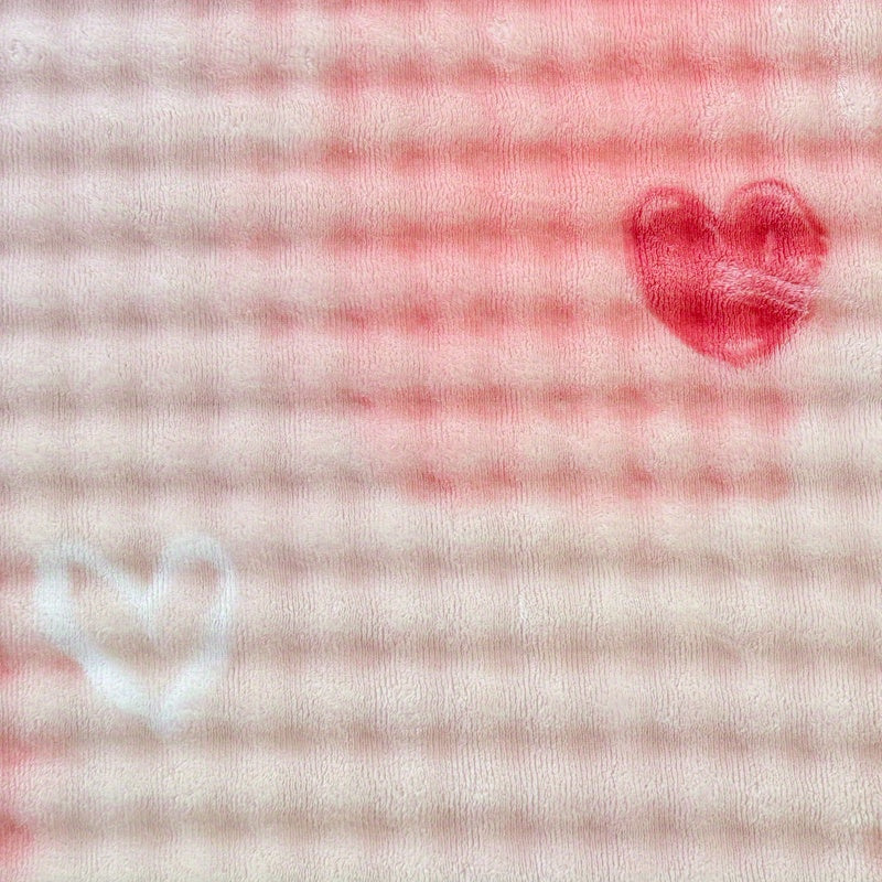3pcs Heart Pattern Fitted Sheet Set, Soft, Comfortable, and Skin-friendly Fitted Sheet, Suitable for Bedrooms and Guest Rooms (1 Fitted Sheet, 2 Pillowcases, Does Not Include Inserts)
