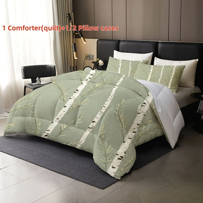 High-quality Quilt, Large Fluffy Duvet, Stylish Digital Print, Suitable for All Seasons, Soft and Skin-friendly. Ideal for Home Bedding and Bed Linens, Available in Multiple Sizes to Fit Beds from 51.18inch to 103.94inch. A Warm New Choice for Your