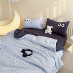 4pcs set of summer cool bedding - soft and breathable, including 1 blanket, 1 bed sheet, and 2 pillowcases (excluding pillow core) - soft and cool thin quilt, comfortable and suitable for all seasons, suitable for bedrooms and guest rooms.