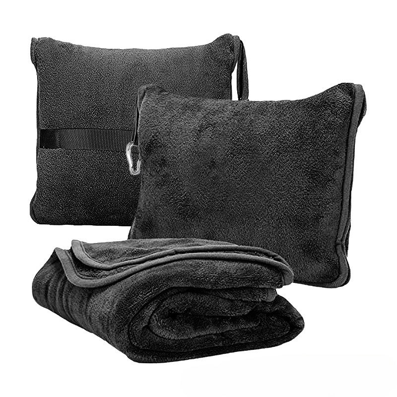 Storage Aircraft Blanket Folding Pillow Blanket Spot Warm Outdoor Travel Blanket