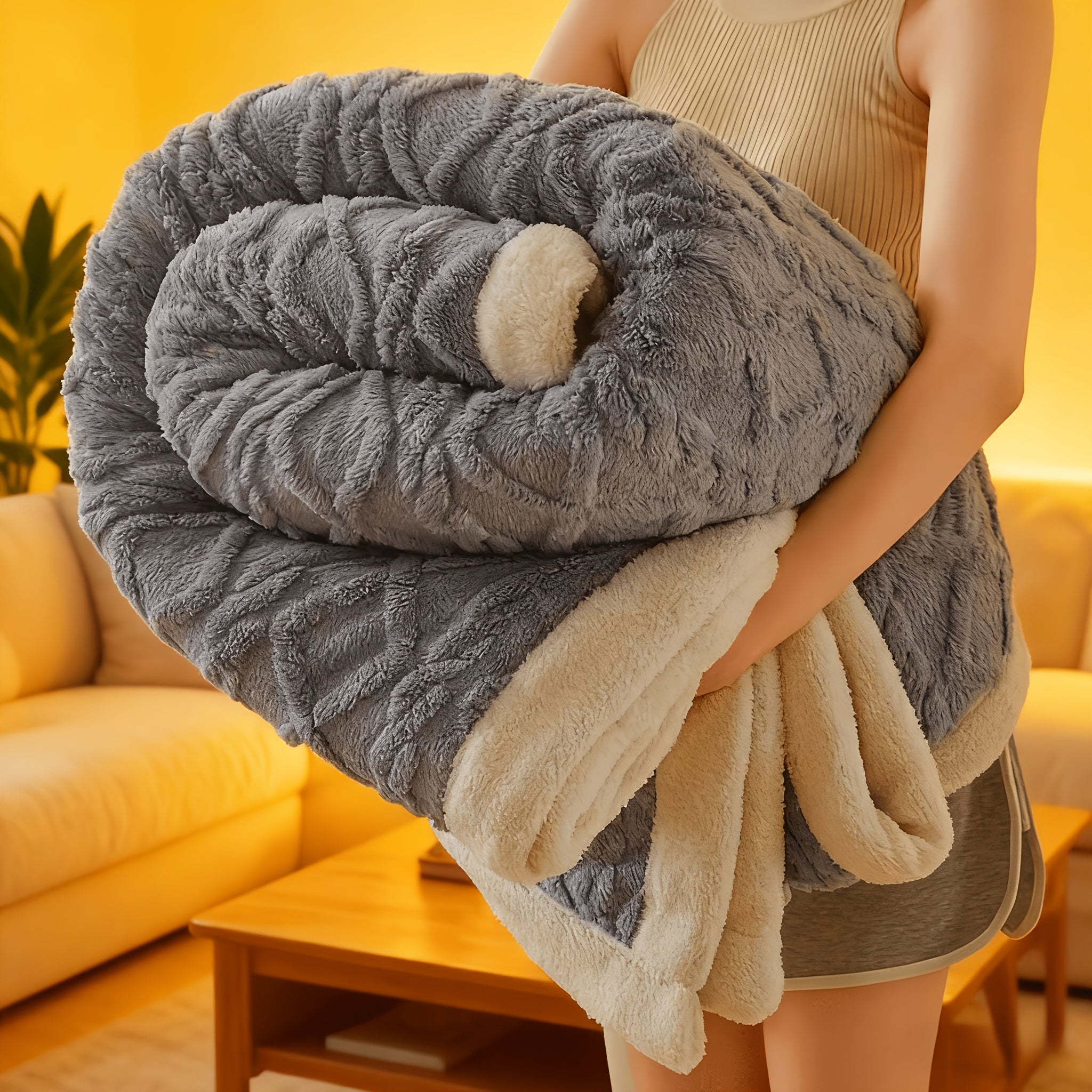 79*90in Thick Throw Blanket, Soft, Big, Cozy, Warm 3D Stylish Design Super Soft Cozy Nap Blanket for Couch, Sofa, Bed Living Room, Hotel, Home Decor, Valentine'S Day Gift Twin\u002FQveen\u002FKing Sizes Multi-Color 59*79\u002F71*79in