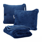 Storage Aircraft Blanket Folding Pillow Blanket Spot Warm Outdoor Travel Blanket
