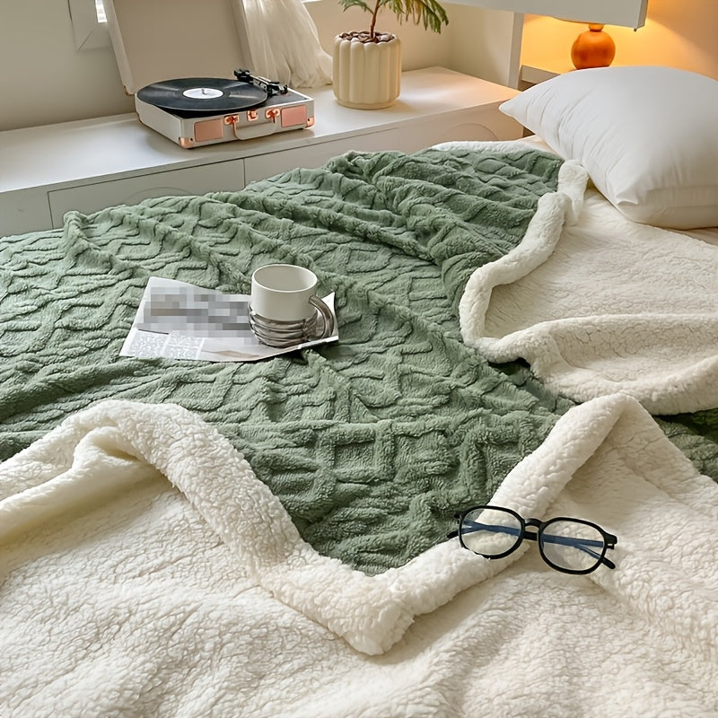 Thick Coral Fleece Blanket | Ultra-Soft Thermal Flannel for All-Season Warmth | Ideal for Office Naps, Dorm Beds, Sofa Covers & Travel | Lightweight Cozy Student Essential & Housewarming Gift | Multiple Sizes & Colors | Machine Washable