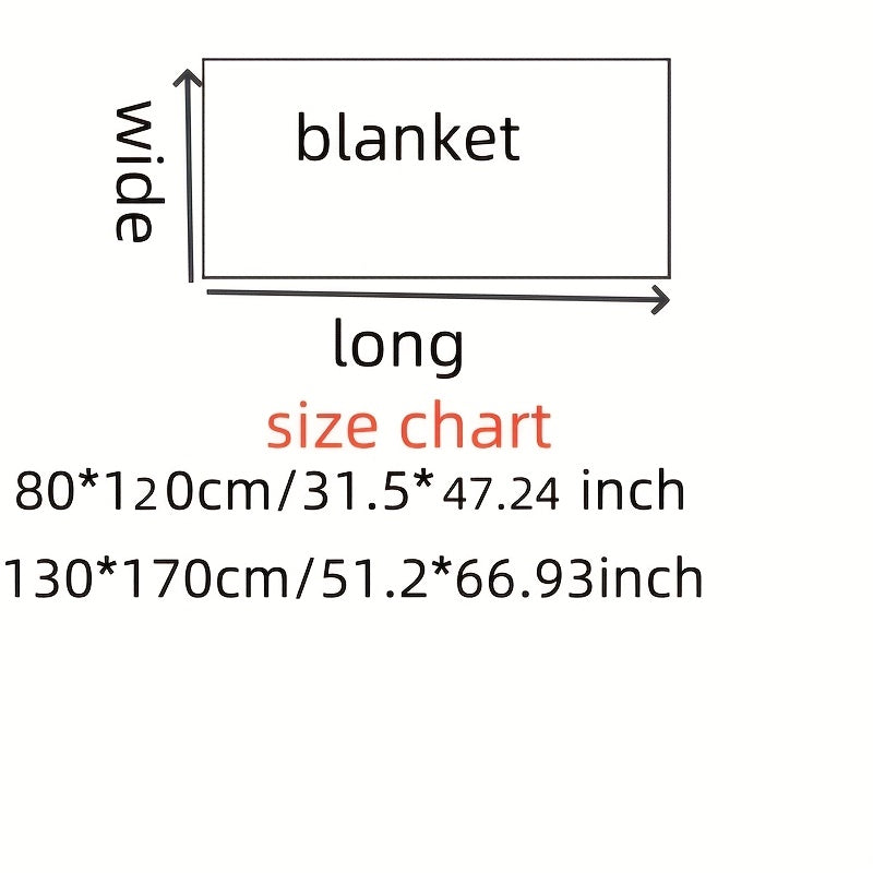 One Fringed Blanket | Suitable for Dormitory, Bedroom, Hotel, Camping, Car Nap, All Seasons, Fabric, Jacquard Craftsmanship, 30 Count