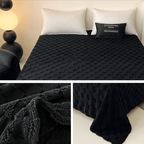WERVITY Soft and Gentle Khaki Queen-Size Sofa Throw - Plaid Plush Holiday Blanket, Gift for All Ages, Adorable Soft Comfortable Spring Bedroom Home Decor Blanket, Machine Washable