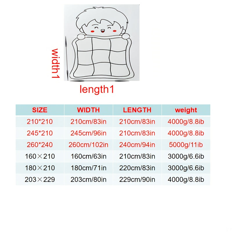 New Soft Skin-Friendly Comfortable and Warm Soybean Fiber Quilt Insert